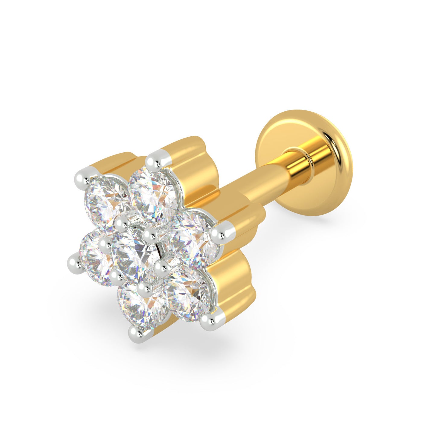 Women’s Diamond cut Chain Locate, Eardrop and Finger Ring (Adjustable)