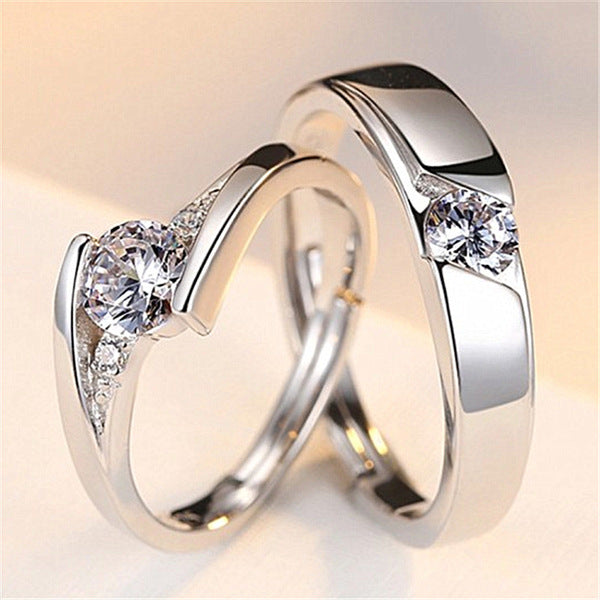 Women’s Diamond cut Chain Locate, Eardrop and Finger Ring (Adjustable)