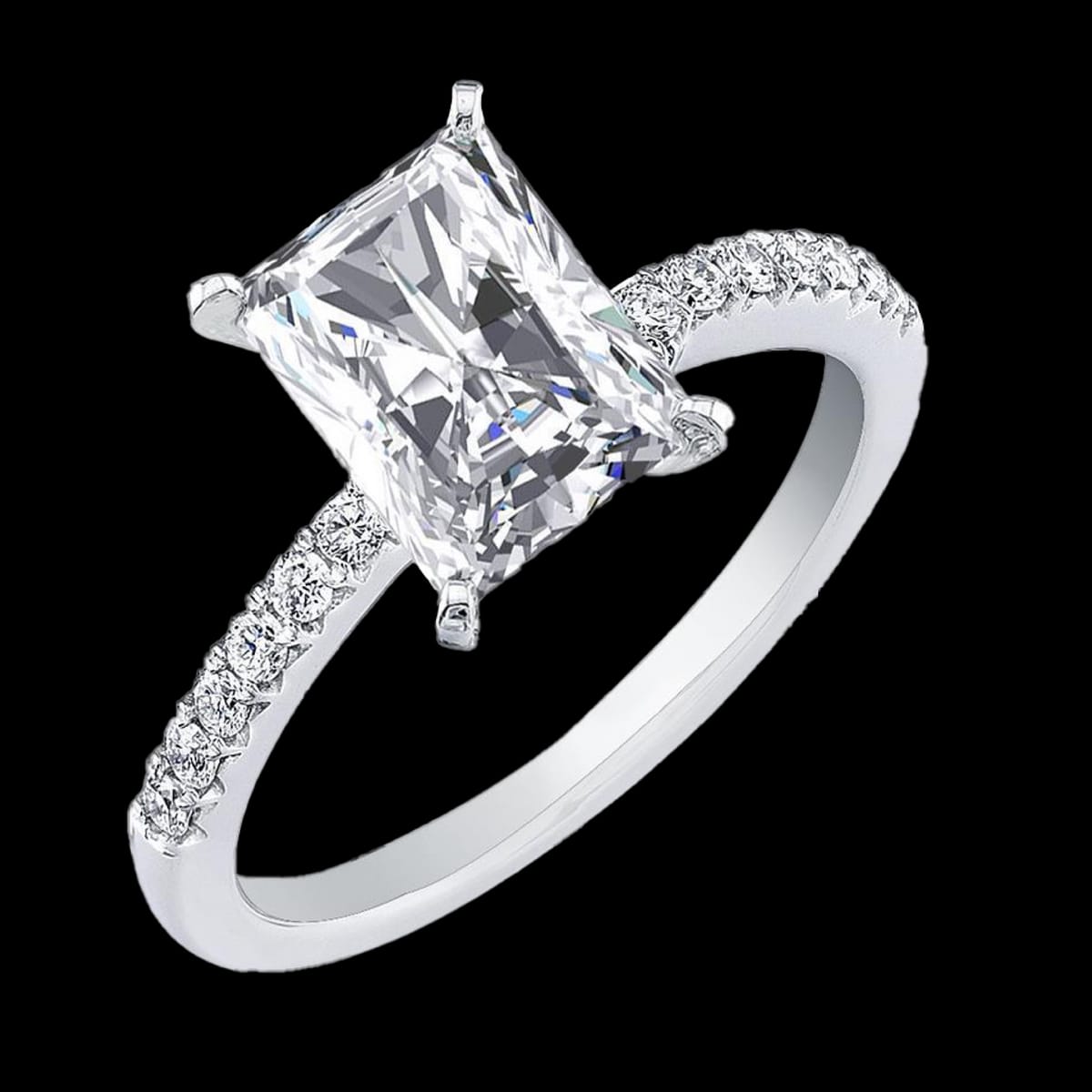 Women’s Diamond cut Chain Locate, Eardrop and Finger Ring (Adjustable)