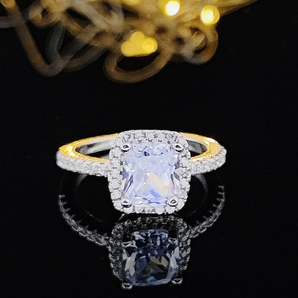 Women’s Diamond cut Chain Locate, Eardrop and Finger Ring (Adjustable)