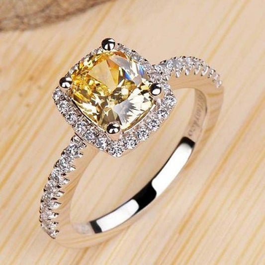 Diamond cut women’s Finger Ring (Adjustable)